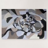 抽象芸術キュービズム比形幾何学ジグソーパズル ジグソーパズル (横)