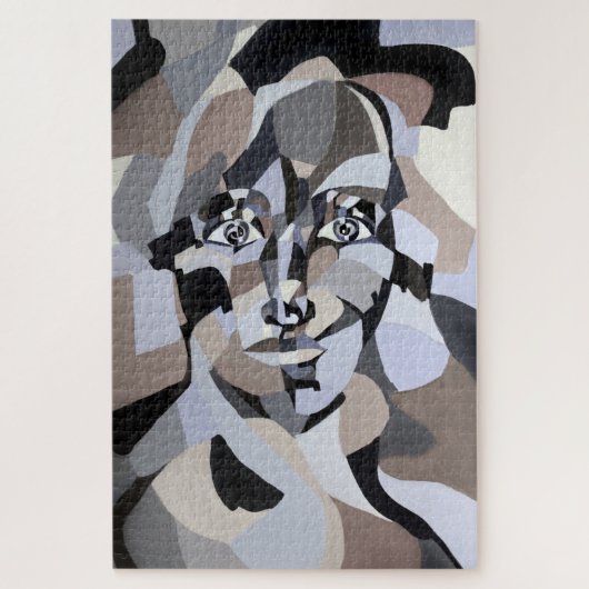 抽象芸術キュービズム比形幾何学ジグソーパズル ジグソーパズル (縦)