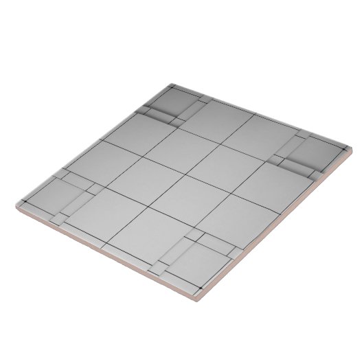 抽象芸術キューブ タイル (側面)