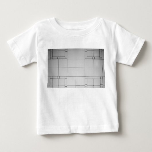 抽象芸術キューブ ベビーTシャツ (正面)