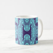 抽象芸術キリン模様 コーヒーマグカップ (正面右)