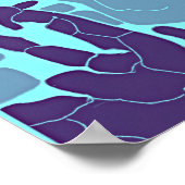 抽象芸術キリン模様 ポスター (角)