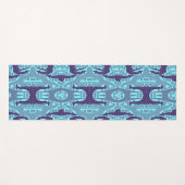 抽象芸術キリン模様 ヨガマット (正面(横))