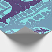 抽象芸術キリン模様 ラッピングペーパー (角)