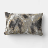 抽象芸術キリン模様 ランバークッション (正面)