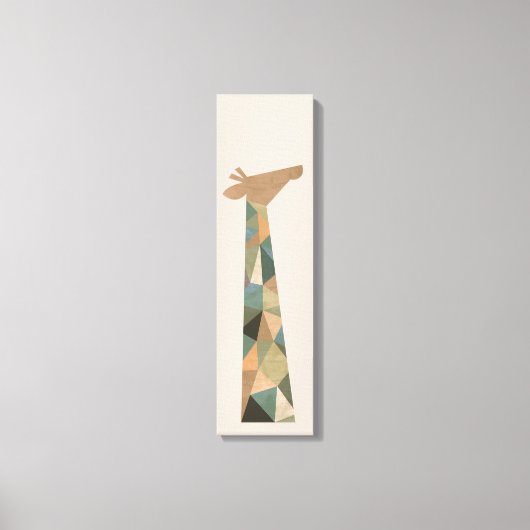 抽象芸術キリン キャンバスプリント (正面)