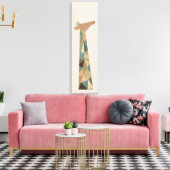 抽象芸術キリン キャンバスプリント (インサイチュ (リビング))