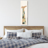 抽象芸術キリン キャンバスプリント (インサイチュ (寝室))