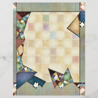 抽象芸術キルトスクラップブック紙