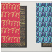 抽象芸術キルトパターン正方形 ファブリック (見本)