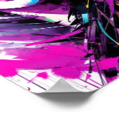 抽象芸術キレイ ポスター (角)