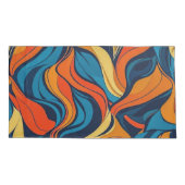 抽象芸術キングピロ独身のーケース 枕カバー (裏面)