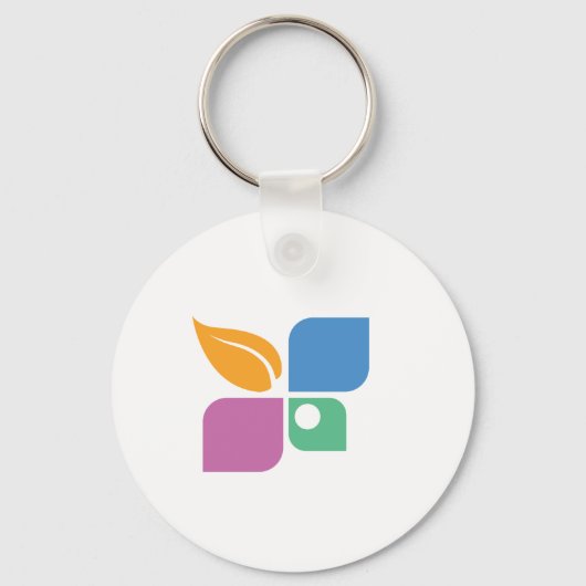 抽象芸術キーチェーン キーホルダー (正面)