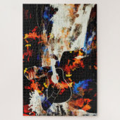 抽象芸術ギタリストパズル ジグソーパズル (縦)
