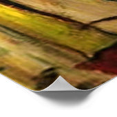 抽象芸術ギタリストIV ポスター (角)