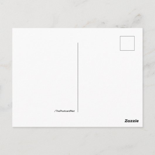 抽象芸術ギター ポストカード (裏面)