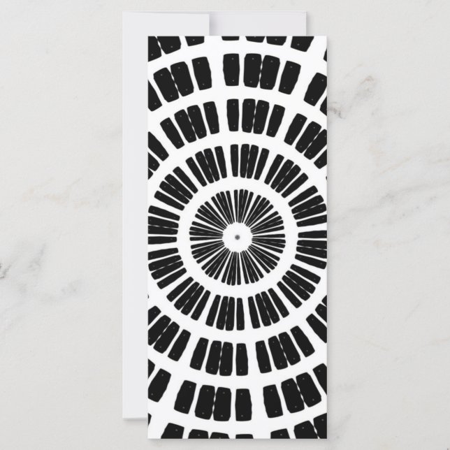 抽象芸術クモのウェブ同心円状パターン (正面)