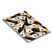 抽象芸術クモのクモの巣パターンI ノートブック (右側)