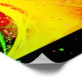 抽象芸術クモのポスター ポスター (角)