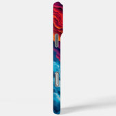 抽象芸術クラウド稲妻 Case-Mate iPhoneケース (裏面 / 右)