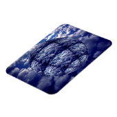 抽象芸術クラウド3D球 マグネット (左側)