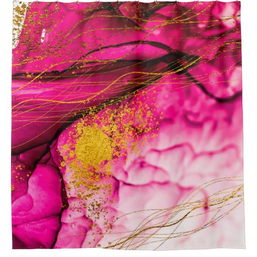 抽象芸術クラウド – ART透明な創造性。マステ シャワーカーテン (正面)