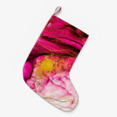 抽象芸術クラウド – ART透明な創造性。マステ スモールクリスマスストッキング (正面 (吊り時))