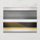 抽象芸術クラウンと黄 ポストカード (正面)