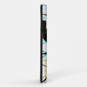 抽象芸術クラック（緑の黄色の青） Case-Mate iPhoneケース (裏面/右)