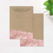 抽象芸術クラフトバラ金ゴールドイヤリングディスプレイカード (デスク)