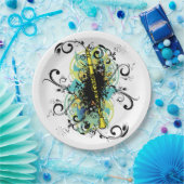 抽象芸術クラリネット音楽マーチングバンドテーマ ペーパープレート (パーティー)