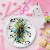 抽象芸術クラリネット音楽マーチングバンドテーマ ペーパープレート (パーティー)