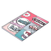 抽象芸術クリエイティブコンセプトポップ・アートの漫画スタイルブラン ノートブック (左側)