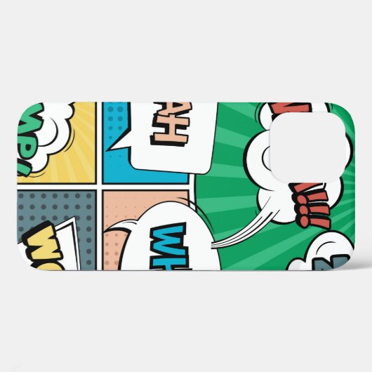 抽象芸術クリエイティブ概念漫画ポップ・アートのアートスタイルブラン Case-Mate iPhoneケース (裏面 (横))