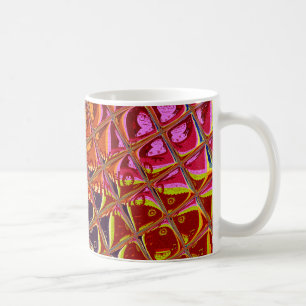 抽象芸術クリスマスカラーコレクション。 コーヒーマグカップ
