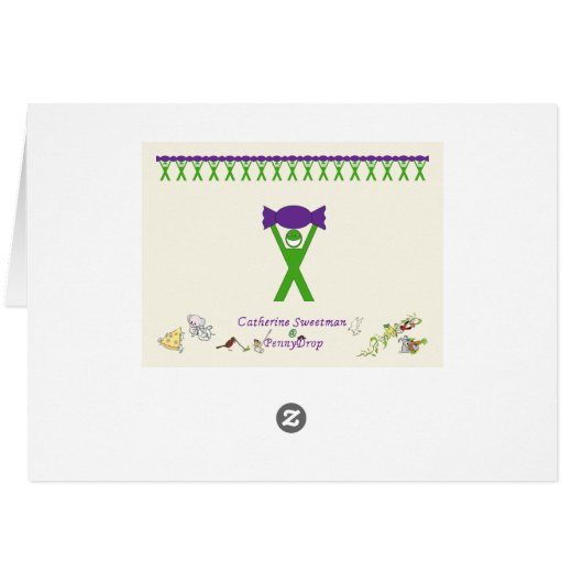 抽象芸術クリスマススターとバイブル引用文 (裏面横)