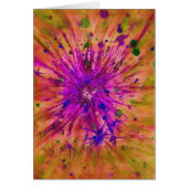 抽象芸術クリスマススターの水色 (正面)