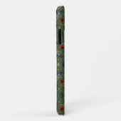 抽象芸術クリスマススターズパターンレッドブルーグリーン Case-Mate iPhoneケース (裏面/右)