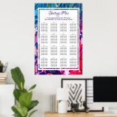 抽象芸術クリスマススターズ160人乗り ポスター (ホームオフィス)