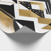 抽象芸術クリスマスダイヤモンド包装紙 ラッピングペーパー (角)