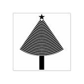 抽象芸術クリスマスツリーのアートスタンプ ラバースタンプ (インプリント)