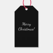 抽象芸術クリスマスツリーギフトラベル。 ギフトタグ (裏面)