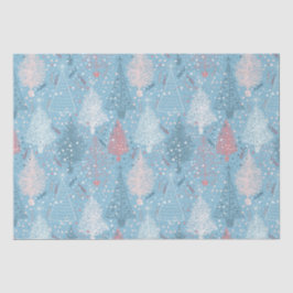抽象芸術クリスマスツリーパターン2ティッシュペーパー 薄葉紙