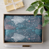 抽象芸術クリスマスツリーパターン 薄葉紙 (ギフト)