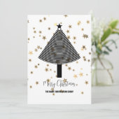 抽象芸術クリスマスツリー事業招待状 招待状 (スタンド正面)