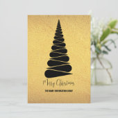 抽象芸術クリスマスツリー事業招待状 招待状 (スタンド正面)