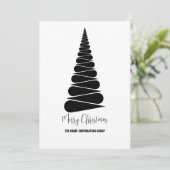 抽象芸術クリスマスツリー事業招待状 招待状 (スタンド正面)