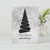 抽象芸術クリスマスツリー事業招待状 招待状 (スタンド正面)