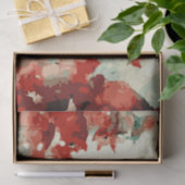 抽象芸術クリスマスツリー2水彩 薄葉紙 (ギフト)