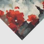 抽象芸術クリスマスツリー4水彩 薄葉紙 (詳細)